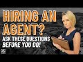 Interview questions for real  estate agents