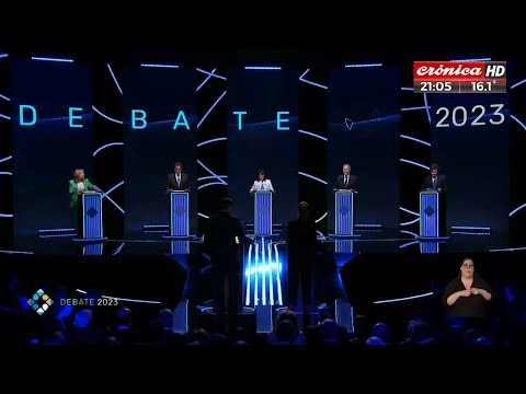 Debate presidencial: así