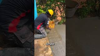 Download Lagu Geniale truc voor het goedkoop stempelen van beton | DIY-straatstenenpatroon met een flessenkrat MP3