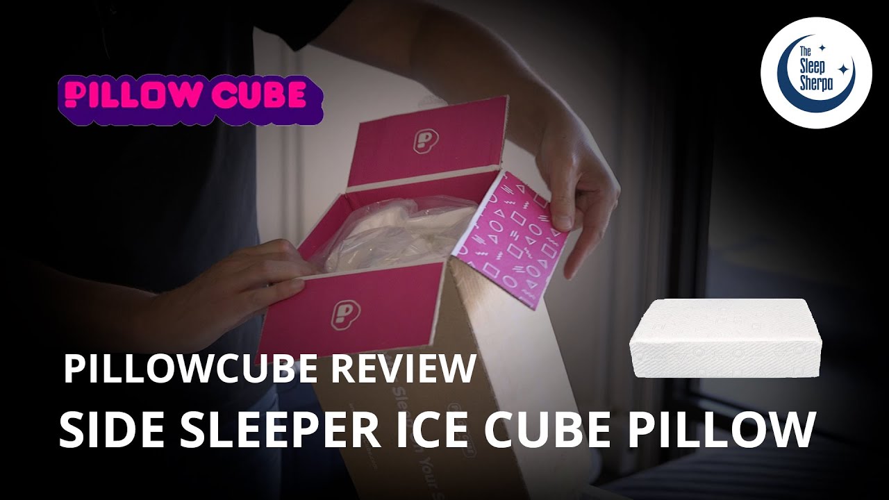 Pillow Cube - Side Sleeper Ice Cube Pillow - Cool or Square? How about  both. 