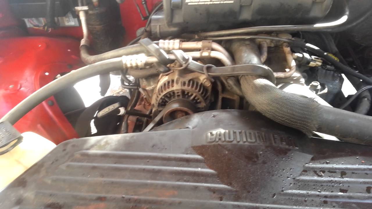 1997 dodge ram thermostat blew apart night before - YouTube