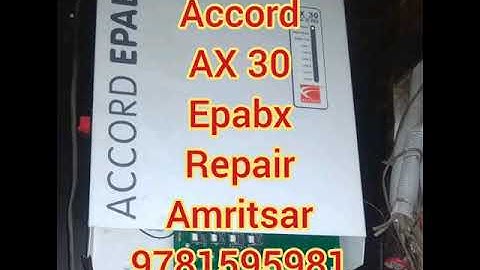 Accord Ax 30 Epabx Intercom Phone Repair in Amritsar 9781595981