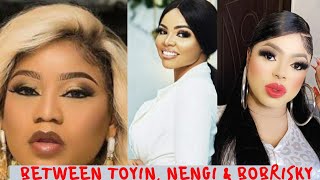 Toyin Lawani shades Nengi BBN5, Bobrisky respond|Erica becomes the 4th HOH