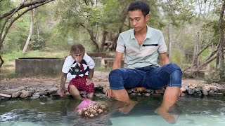 Cutis Excited Curious To Explore Hot Springs & Harvest Eggs With Dad