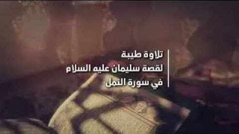 تلاوة ستسمعها مرات ومرات ومرات ، النمل | القارئ عبدالرحمن بن سالم المسعودي