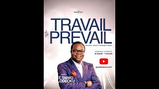 TRAVAIL TO PREVAIL-THE EARTH SHALL YIELD HER INCREASE-10/11/2025