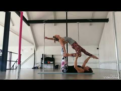 Acro Doubles Fun(ny) Back Bend Balance