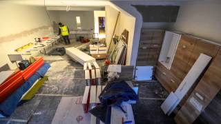 Amazing transformation of retail store demolition and shop fit out time lapse video
