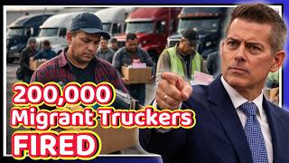 🚨"200,000 Migrant Licenses GONE" - MASS Migrant Truckers FIRED as ICE CRACKS DOWN on Illegal Drivers Ice Arrested These Workers