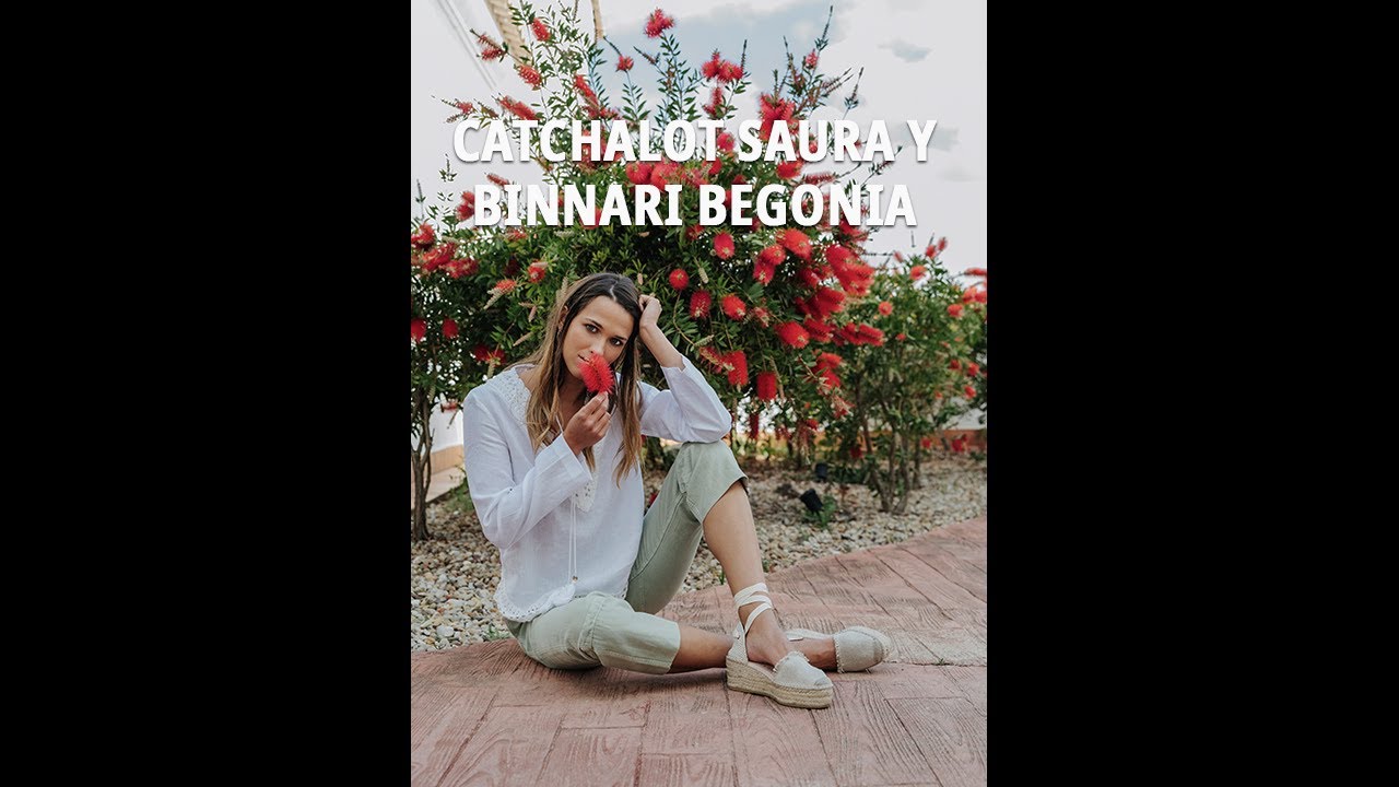 Alpargata de lino Catchalot Saura 34 y Bandolera rectangular Binnari Begonia 19062