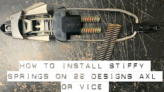 How to Install Stiffy Springs on 22 Designs AXL or VICE Telemark Bindings