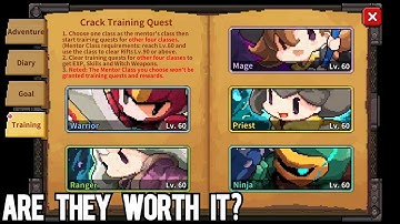 CRACK TRAINING QUESTS...  ARE THEY WORTH IT? | MY HEROES: DUNGEON RAID