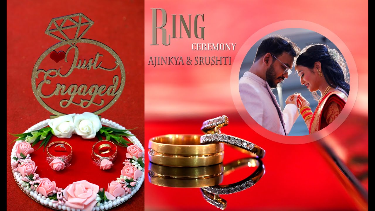 Red and Gold Ring Ceremony Tray - Vasavi Crafts is a store all kinds of  wedding décor, Indian Wedding and Pakistani Wedding Decorations in USA