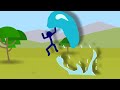 Stickman vs. water bending (wip) - sticknode Element animation