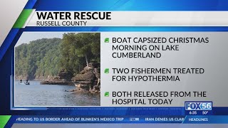 2 fishermen treated for hypothermia after falling into Lake Cumberland