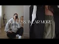 How i created my minimalist wardrobe sustainable fashion 101  haley villena