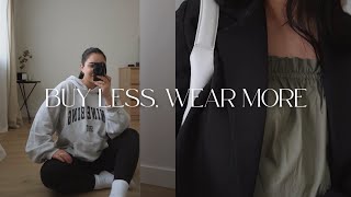 How I Created my Minimalist Wardrobe: Sustainable Fashion 101 | Haley Villena