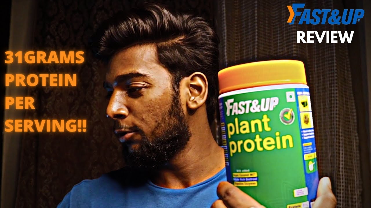 31grams of protein per serving!! | Plant protein by Fast & up | Full Review
