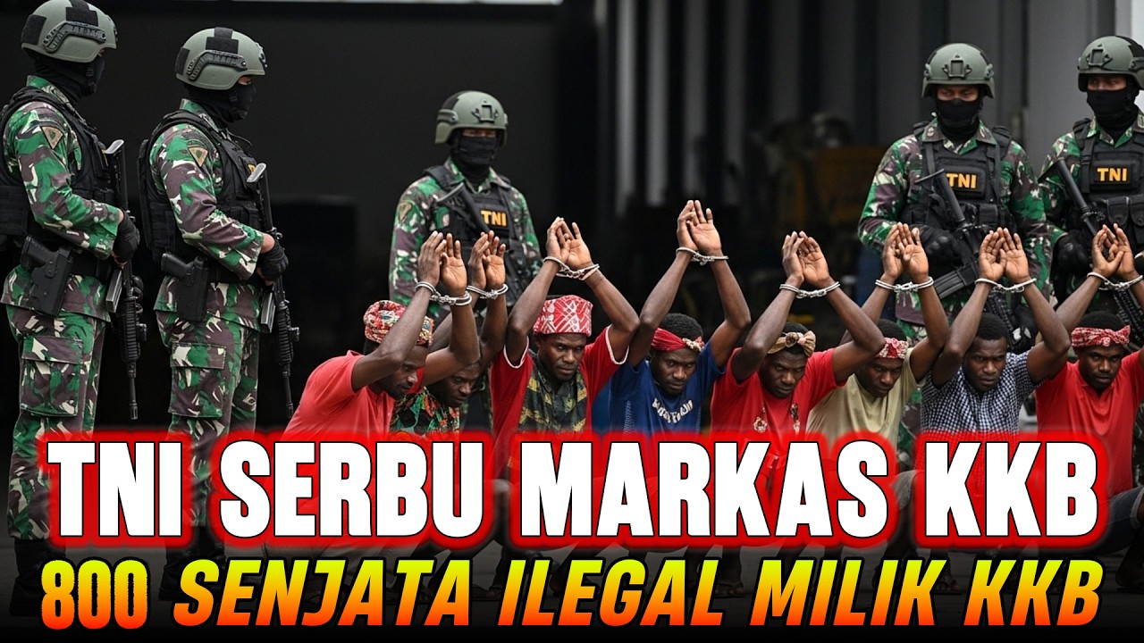 20 ANGGOTA KKB DI AMANKAN‼️TNI KERAHKAN 300 PERSONEL KE MARKAS KKB DI PAPUA‼️