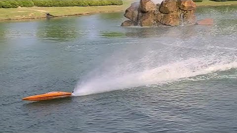 RC Boat Bitz 175a Esc Quick Install & Test Deltaforce 35 GPS Tested - Fast Electric Rc Boat