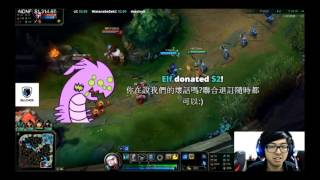 dinter嘴粉絲，粉絲馬上donate他說要聯合退訂，dinter趕緊說不是