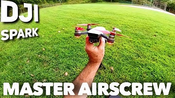 DJI Spark Drone with Master Airscrew Low Noise Props