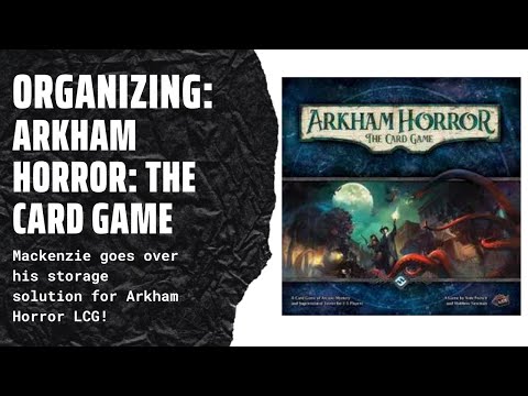 organizing arkham horror card game TowerRex Board Organizer for LCG Revised, Arkham Horror LCG Revised Insert, Upgrade Accessories : Toys & Games Their intentions are unbeknownst to almost everyone but a handful of investigators who are desperately hunting for clues about the threat to stop the evil powers rising Arkham Horror LCG - Storage