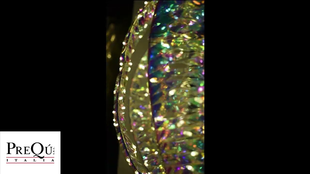 Sfera a Spicchi Nastro PVC Iridescente 300/600 Nanoled con Timer Per Uso Esterno/Interno