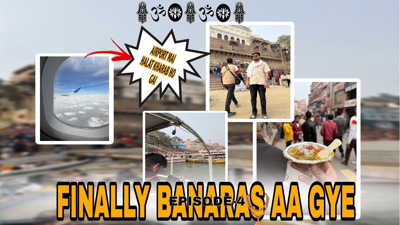 COIMBATORE SE VARANASI || CHENNAI AIRPORT MAI KYA HUA || SOLO TRAVEL 2026 😎