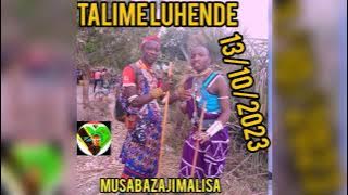 TALIME LUHENDE NIMEDATA NAMULEMBO AUDIO OFFICIR Musabazaji malisa 13/10/ 2023