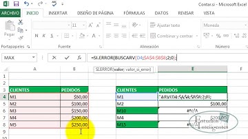 Funciones, BuscarV, SI.ERROR y SI.ND