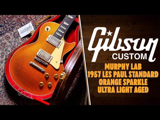 Gibson Custom Murphy Lab 1957 Les Paul Standard | Orange Sparkle