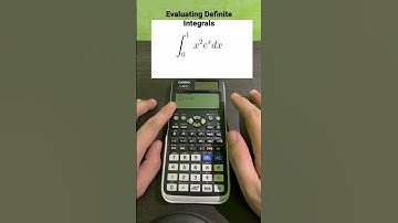 Evaluating Definite Integrals Using Casio fx-991EX Classwiz #shorts #enginerdmath #math #maths