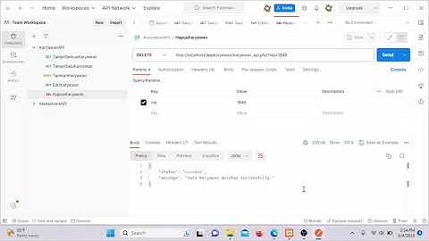 Pembuatan Aplikasi API berbasis Web dan Testing Menggunakan Postman