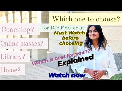 Coaching vs online classes vs self study || What is best for u for Dec ...