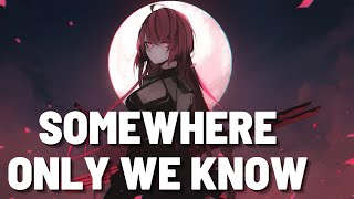 Nightcore - Somewhere Only We Know | Keane [Sped Up] Resimi