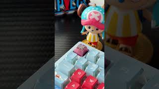 One Piece and Labubu combined #keyboard #zomo #onepiece #keycaps #mechanicalkeyboard#labubu