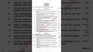 class 12 biology paper 2026 of peshawar board