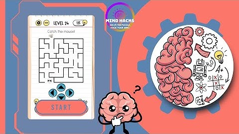 Brain Test: Catch the mouse! | Level 24