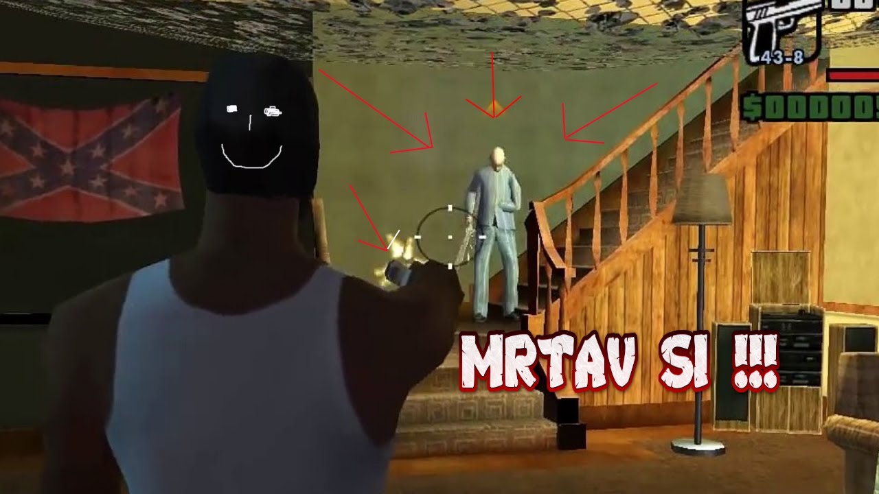 ZAO DEDA ME JE ZAMALO UBIO - Gta San Andreas 5 DEO