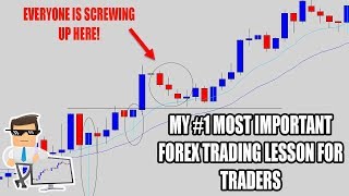 Forex Traders: My Most Important Forex Trading Lesson For You [Real Forex Trade Lesson]