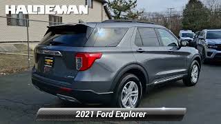 Certified 2021 Ford Explorer XLT, East Windsor, NJ A0057A
