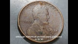 🇺🇸 1930D Wheat Penny Worth More Than 1 Cent!💰#1930DWheatPenny #RareCoins