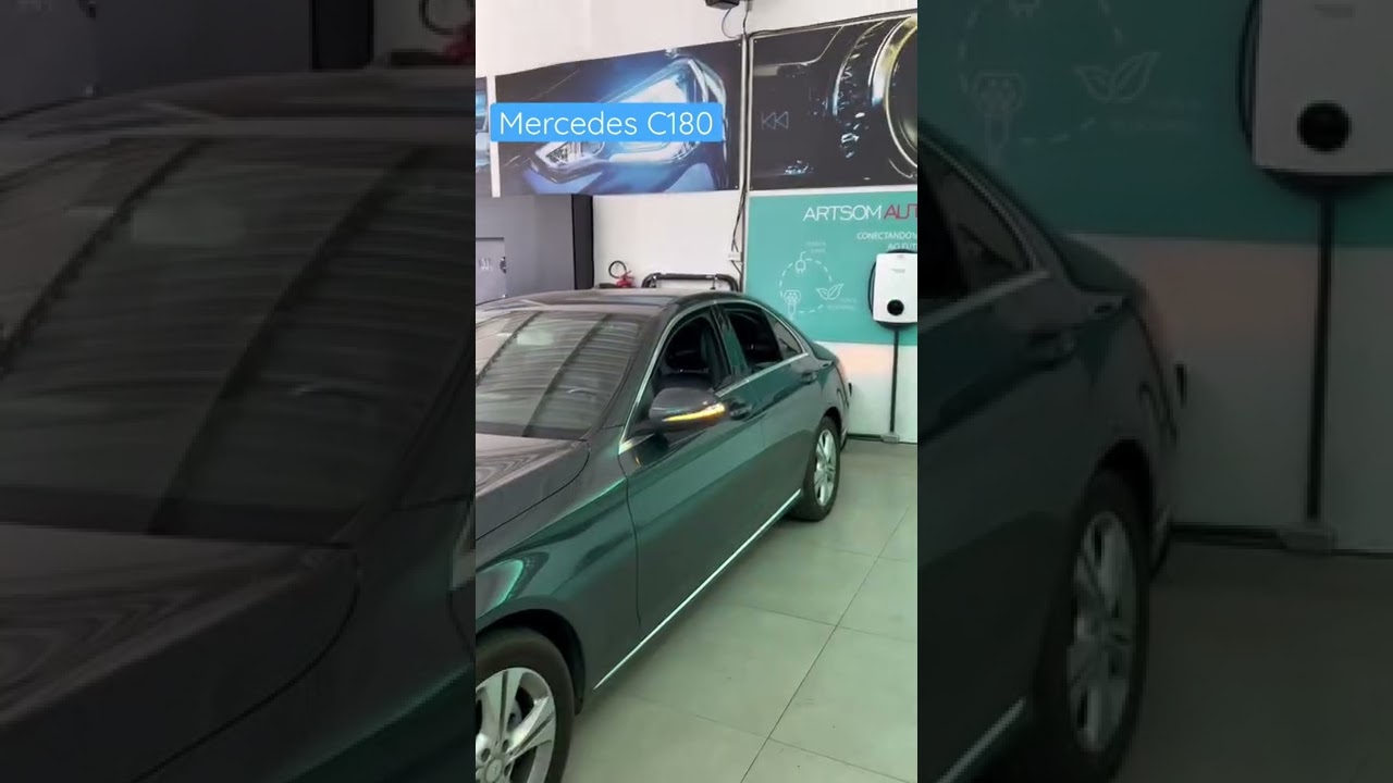 Mercedes C180 | 2015 - Fechamento Vidros com um toque - ArtsomAuto