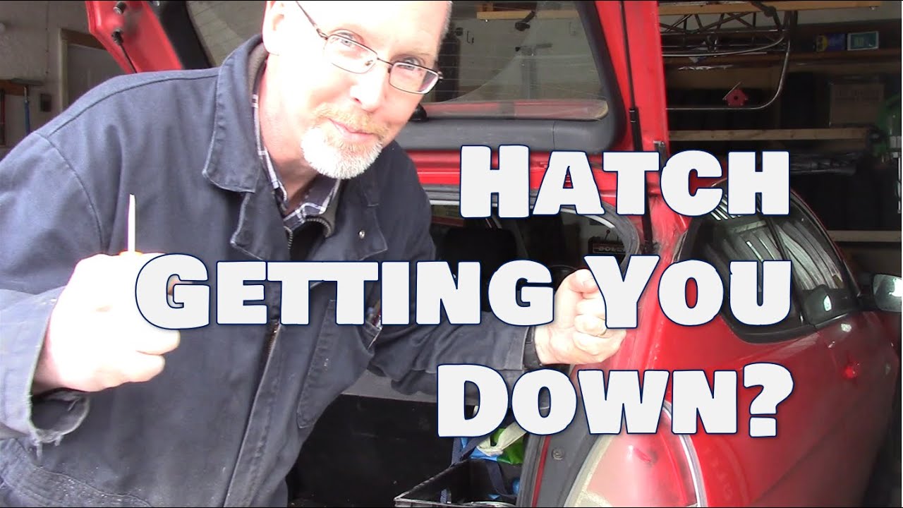 HOW TO Replace Hatch Lift Supports in 2 minutes YouTube