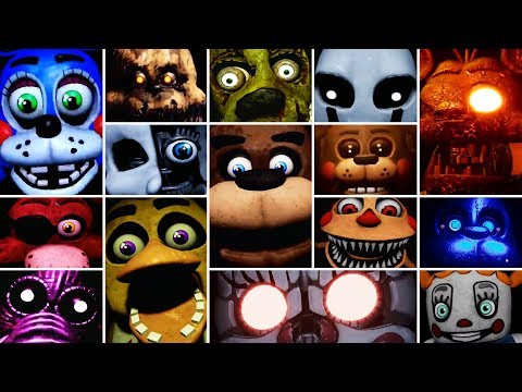 FNAF 1 Remake (Help Wanted Models), Five Nights at Freddy's Jumpscares but  with FNAF VR Help Wanted Models Game link:   By DarkTaurus