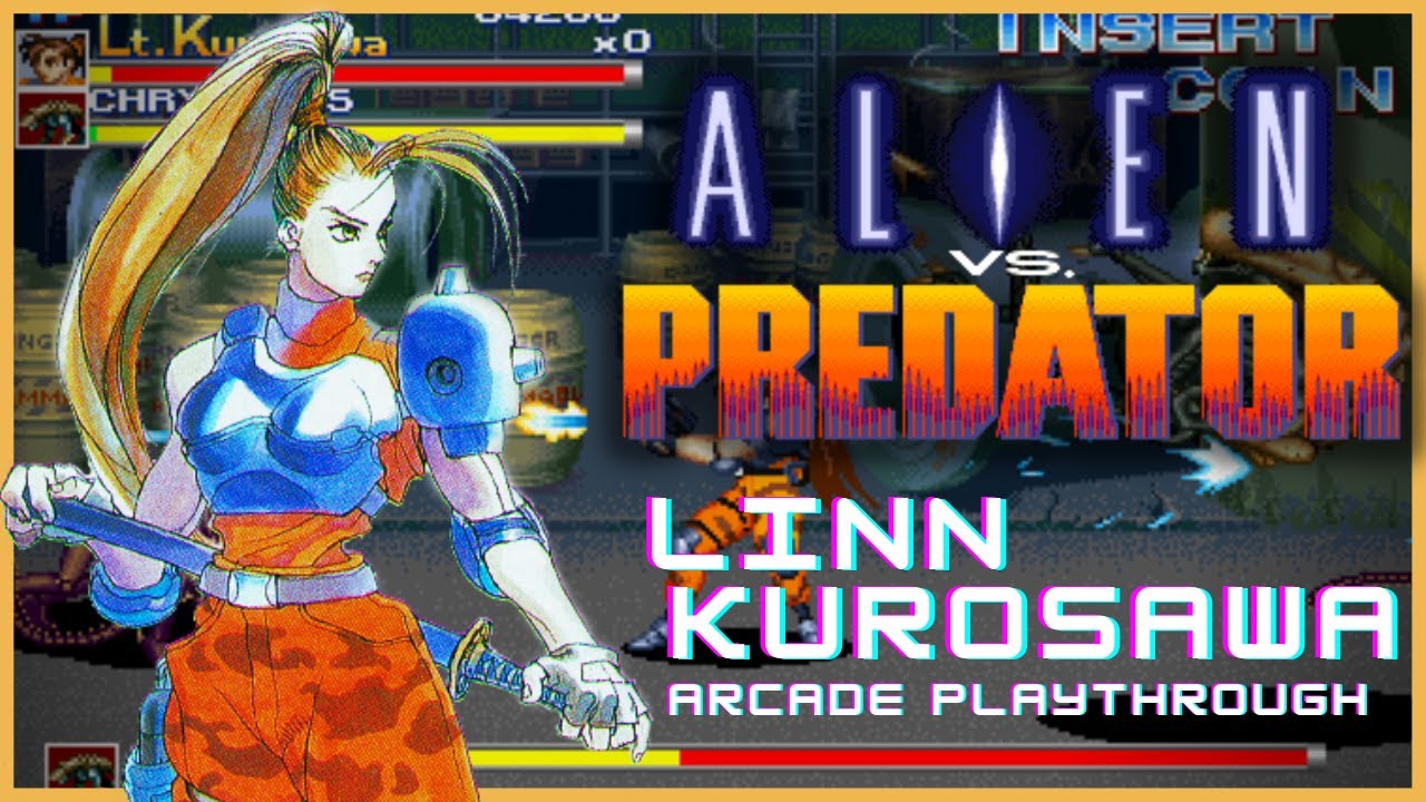 Alien Vs Predator Arcade Linn Kurosawa Solo Playthrough Youtube 
