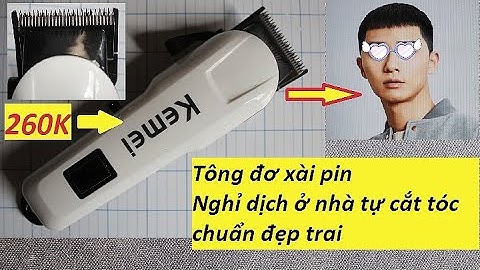 Tông đơ cắt tóc dùng pin Kemei