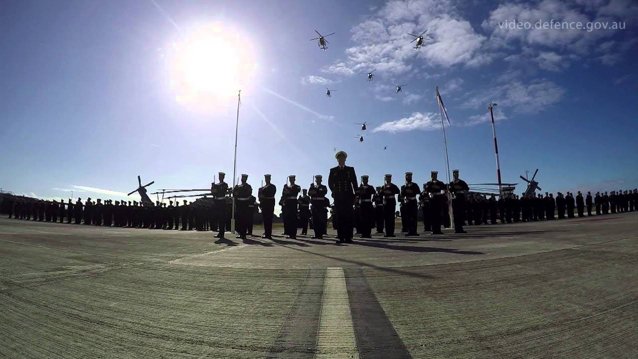 RAN 725 squadron commissions, Nowra