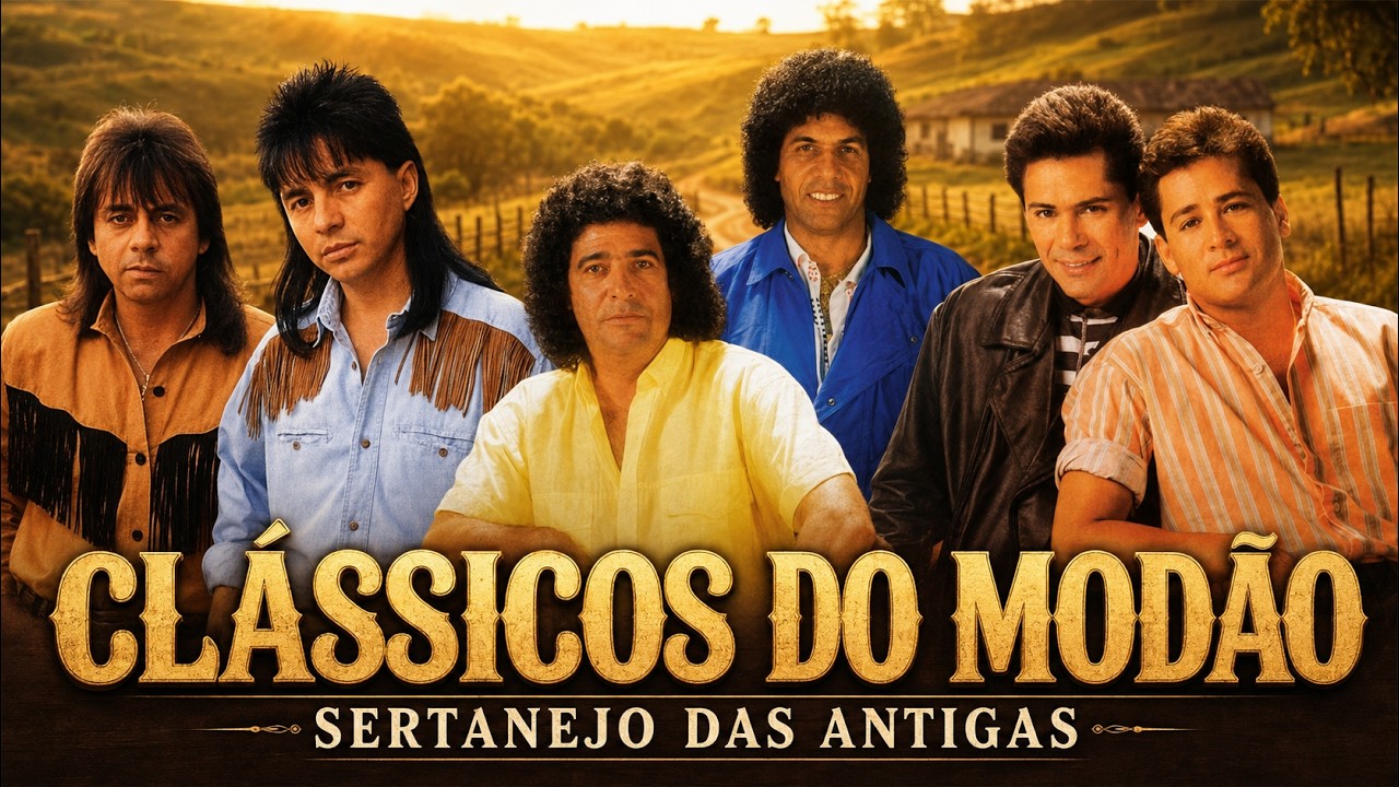 MODÃO 80s & 90s ❤️ Os Grandes Clássicos do Sertanejo | Fio de Cabelo, Pense em Mim e Mais
